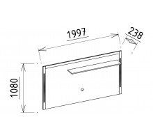 Тумба под ТВ Лоретто (Loretto) LORET-15pp+c