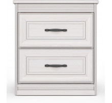 Тумба прикроватная с нишей Неаполь Ясень анкор светлый (патина "серебро") Тумба прикроватная с нишей Неаполь Ясень анкор светлый (патина "серебро")