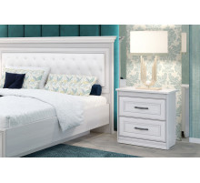 Тумба прикроватная Неаполь Ясень анкор светлый (патина "серебро") Тумба прикроватная Неаполь Ясень анкор светлый (патина "серебро")