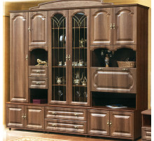 Стенка для гостиной Романтика ВК-09.2 от Мебель-Неман Стенка для гостиной Романтика ВК-09.2 от Мебель-Неман