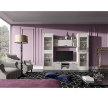 Гостиная Элана от МебельГрад, комплектация 1, цвет Бодега белая Гостиная Элана от МебельГрад, комплектация 1, цвет Бодега белая