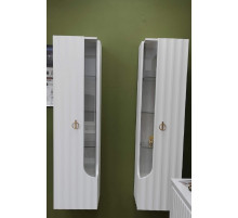 Шкаф-витрина навесной Лоренсо МН-043-02/03 белый Распродажа с экспозиции Шкаф-витрина навесной Лоренсо МН-043-02/03 белый Распродажа с экспозиции