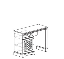 Туалетный столик Парма 802 кремовый белый Туалетный столик Парма 802 кремовый белый